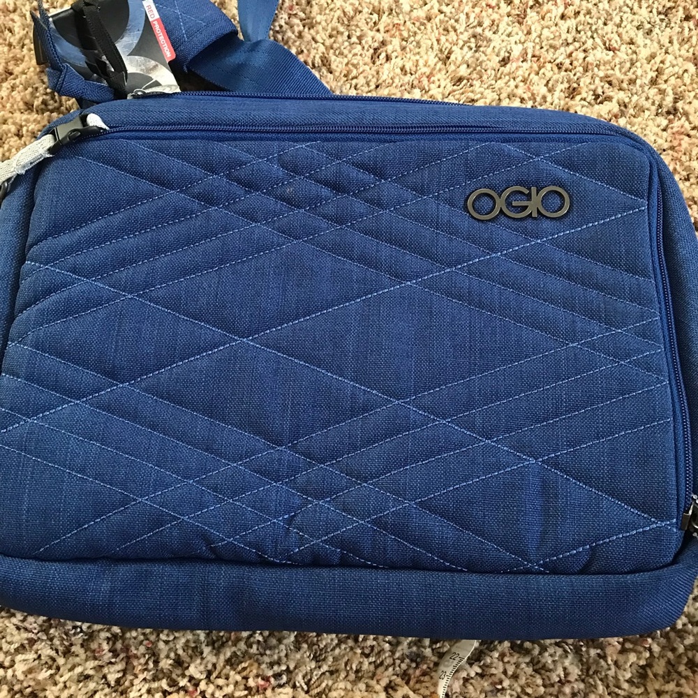 OGIO Tribeca Mac Book Crossbody Bag Cobalt Blue